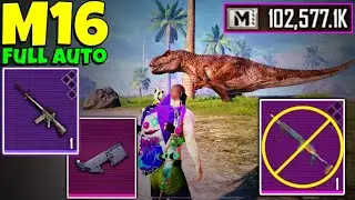 Play with new Auto m16 and destroy Mk14? | auto M16 is new META | PUBG METRO ROYALE