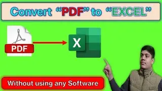 How to Easily Convert PDF to Excel. Convert PDF to Excel: Step by Step Tutorial (No Software Needed)