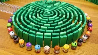 Dominoes vs. Mighty Beanz!