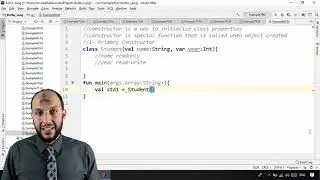 65 Anroid Kotlin  OOP  Constructors  Primary Constructor