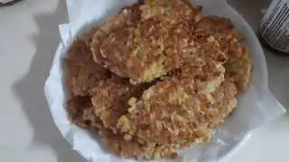 Южная Корея, кукурузные оладьи.