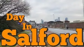 Day in Salford, Greater Manchester, UK | January 2024
