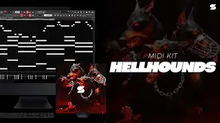 [+25] Dark Trap Midi Kit 2023 / Piano Sample Pack - Hellhounds (LIL BABY, DRAKE, GUNNA, WHEEZY) 🎹