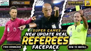 💥 Real Referees Facepack by SUPER GAMES | PES 2021 | Football Life 2024 | All Patches (Sider | CPK)