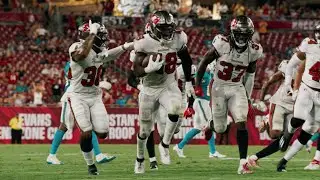 Antonio Grier Jr.'s Perfect Read Leads To INT | Bucs vs. Dolphins Highlight | Tampa Bay Buccaneers