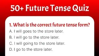 50+ Future Tense Quiz - Dear Nitish Sir