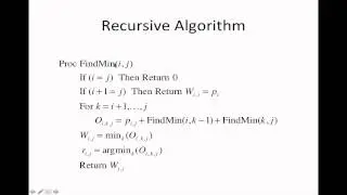 Optimal Binary Search Tree