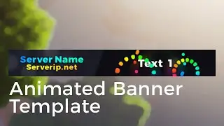 Minecraft Server Banner Template (GIF) - 