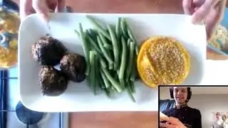 Live Cooking Episode 11: Meatballs and Mashed Sweet Potatoes with Ginger Syrup