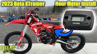 Installing an Hour Meter on a dirt bike: 2023 Beta XTrainer Motorcycle : 3 Seas Recreation