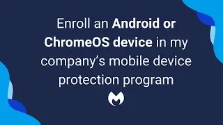 Enroll an Android or ChromeOS device in my company's mobile device protection program