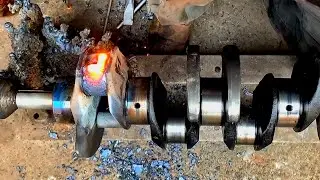 How to Repair Broken Crankshaft || Repairing a Broken Crankshaft || Welding a Broken Crankshaft