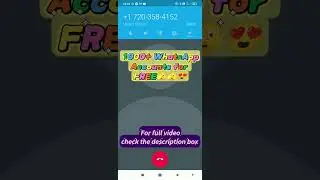 Free WhatsApp account 🫣🫣😱😱😱😱 #shortsvideo #shorts #trending #viral #shortsfeed #whatsapp