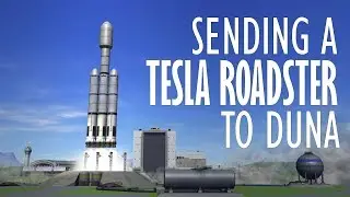Sending a Tesla Roadster to Duna (Fully Stock and Reusable Falcon Heavy) - KSP