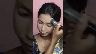 Wedding Guest Makeup Tutorial With Royal Blue Saree #shorts #youtubeshorts #ytshorts