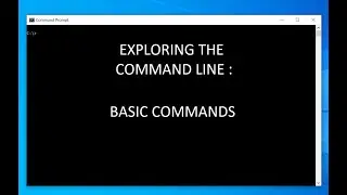 Exploring The Command Line - #1