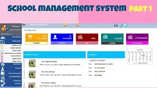 How to Create School Management System in Visual Studio  Part 1 Using Material Skin FrameWork c#