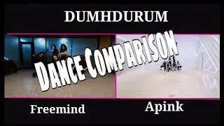 [DUMHDURUM] Apink Vs Freemind (Demo version) dance comparison