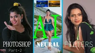 photoshop nerual portrait and face retouching filters in tamil