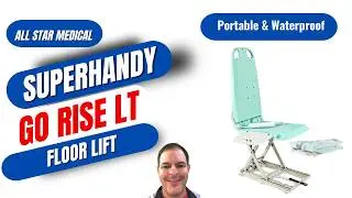 Superhandy Portable Floor Lift - Safe & Easy Patient Mobility Solution