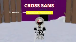 Cross Sans update I Undertale au's fight I ROBLOX