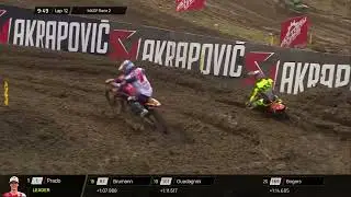 Gajser takes the lead over Prado! MXGP Race 2 | 2024 MXGP of Switzerland presented by iXS