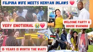 EMOTIONAL MEETING WITH THE FAMILY OF MY HUSBAND FOR THE FIRST TIME IN PERSON 😭❤️ EMOTIONAL WELCOME 🥰
