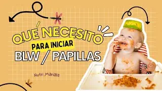 Qué comprar para INICIAR la alimentación complementaria bebé de 6 meses 👶