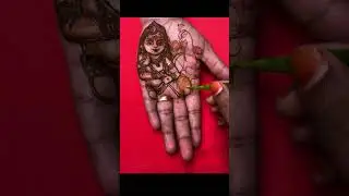 Portrait henna design #bridalhenna #henna #hennaart #hennatutorial #hennavideos #simplehenna