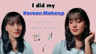 Indian girl did her korean makeup for the first time | easy Korean makeup | Ulzzang Korean makeup 💄🙂