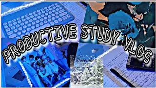 A productive study vlog || chill weekend || notes ✍️|| coffee ☕️ and more