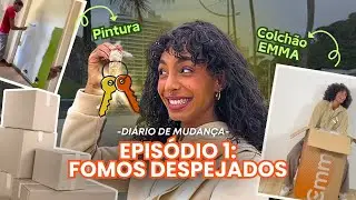 DIÁRIO DE MUDANÇA aos 23 🔑 #1 | Tour, empacotamento, limpeza, Emma colchões *fomos despejados* 😳