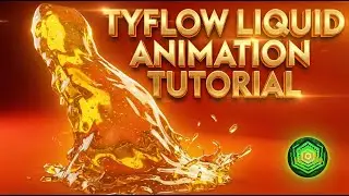 Tyflow Dynamic LIQUID Animation Tutorial | 3DsMax & Tyflow