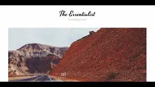 Essentialist — Narrative WordPress Blog Theme | Clean Design Blogging Theme WordPress