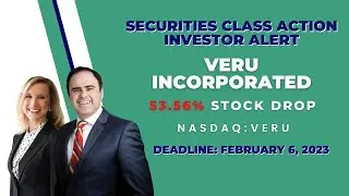 53.56% Collective Loss | VERU STOCK NEWS | Veru Inc Securities Class Action Lawsuit #VERU