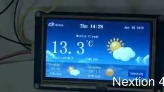 Nextion 4.3“ TFT Touch LCD Display Screen Weather Station Raspberry Pi