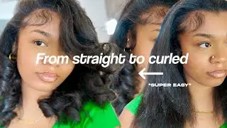 HOW TO CURL W/ A FLAT IRON & CURLING IRON ☆* SUPER EASY TUTORIAL*