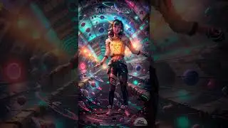 Space Girl Shuffle 🚀 AI Dance Animation #aigirl #shuffledance #stablediffusion #aianimation #aidance
