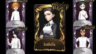 The Promised Neverland FULL TEAM - Isabella, Emma, Ray, Gilda + Don | IDV x TPN
