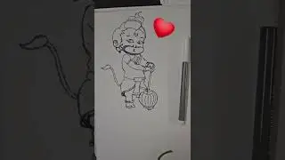 #hanumandrawing #stressrelief #lovefordrawing #hobby #shorts