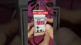 over and under voltage  protection relay setting #shorts #viral