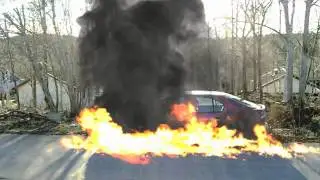 Our car goes BOOM!