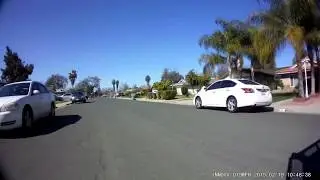K2 dash cam on open trailer