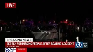 Search for missing people ongoing after boating accident in Old Saybrook