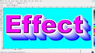 How to give effect | long shadow effect in CorelDraw
