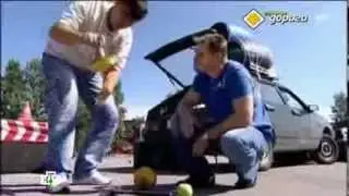 Поворот с грузом
