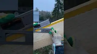 Как выставить угол кровли?