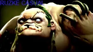 [DOTA 2] Батька PUDGE 45 kills + Rampage + Rapier