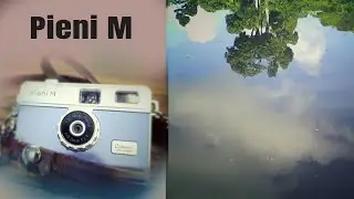 Pieni M cute mini toy camera photo walk in a garden 庭で散歩するかわいいミニトイカメラの写真
