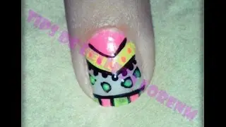 DIY. NAILS. UÑAS DECORADAS CON FIGURAS GEOMÉTRICAS 